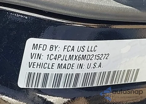 2021 Jeep Cherokee Latitude Lux Fwd from USA, damaged, VIN 1C4PJLMX6MD215272